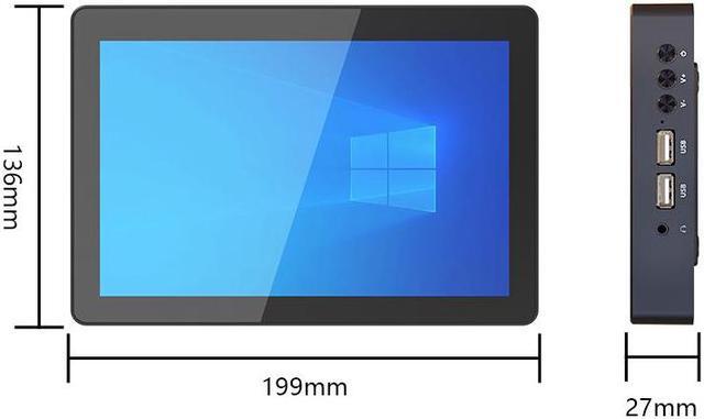 Alt view image 2 of 6 - HIGOLE F3 APL MINI PC TABLET: 8" WINDOWS 10, INTEL N3350, HDMI, 4GB RAM, 64GB, INDUSTRIAL ALL-IN-ONE