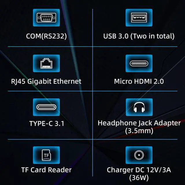 Alt view image 3 of 7 - HIGOLEPC 10.1" Sunlight Readable Rugged Tablet, Windows 11 Pro, Intel N4120, 8GB RAM, 128GB Storage, 600 nit Display, IP67 Waterproof, 16000mAh Battery, Dual Cameras