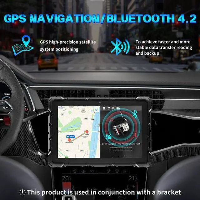 Alt view image 6 of 7 - HIGOLEPC 10.1" Sunlight Readable Rugged Tablet, Windows 11 Pro, Intel N4120, 8GB RAM, 128GB Storage, 600 nit Display, IP67 Waterproof, 16000mAh Battery, Dual Cameras