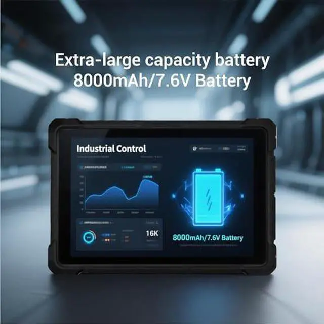 Alt view image 3 of 7 - HIGOLEPC Rugged Windows Tablet 10.1" FHD Sunlight Readable, Windows 11 Pro, 4G LTE GPS, Intel Quad-Core - 8GB RAM/128 GB ROM - IP67 Waterproof Intel Celeron J4105