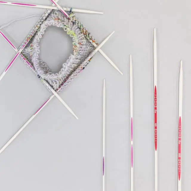 Alt view image 5 of 5 - 8" Double Point Knitting Needles Set