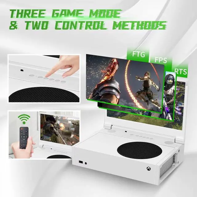Alt view image 5 of 7 - G-STORY 12.5 Portable Monitor for Xbox Series S, 1080P Portable Gaming Monitor IPS Screen for Xbox Series S(not Included) with Two HDMI, HDR, Freesync, Game Mode, Travel Monitor for Xbox Series S