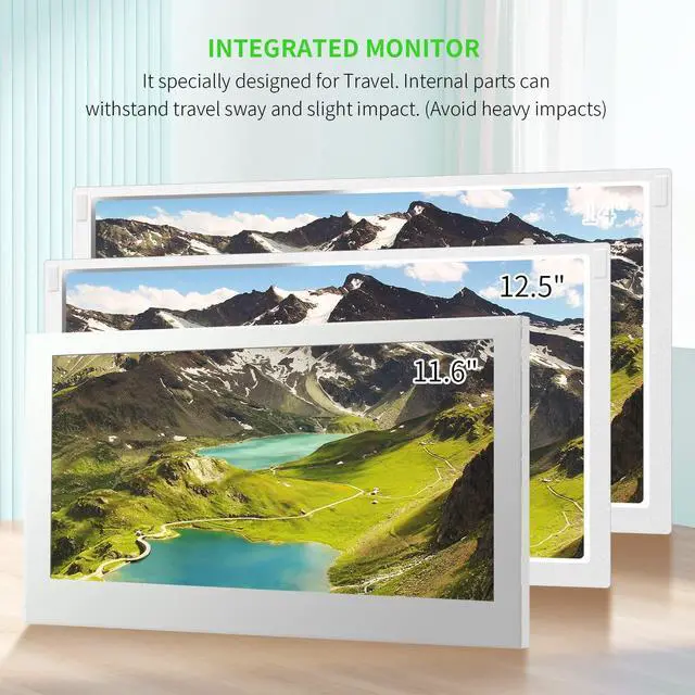 Alt view image 6 of 7 - G-STORY 14 Portable Monitor for Xbox Series S 4K Portable Gaming Monitor IPS Screen for Xbox Series S(not Included) with Two HDMI, HDR, Freesync Game Mode Travel Monitor (14inch&4K)