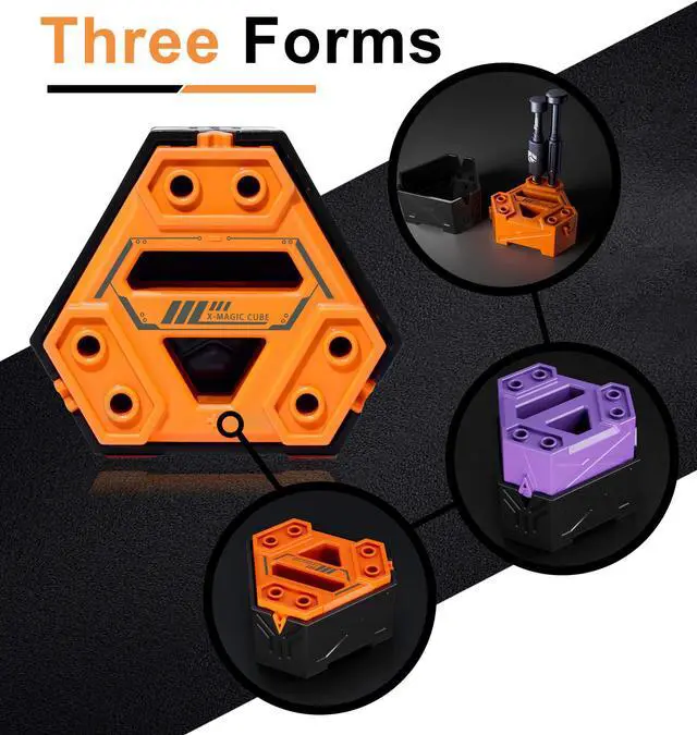 Alt view image 3 of 6 - Hanboost X Magic Cube-shaped Magnetizer Multifunctional screwdriver Bit