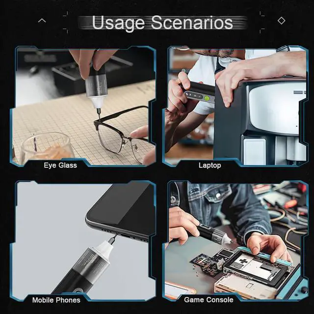 Alt view image 6 of 6 - Hanboost 35 In 1 Precision Electric Screwdriver Set for PC, Phone, Camera, Laptop, Watch, and Drone Repairs