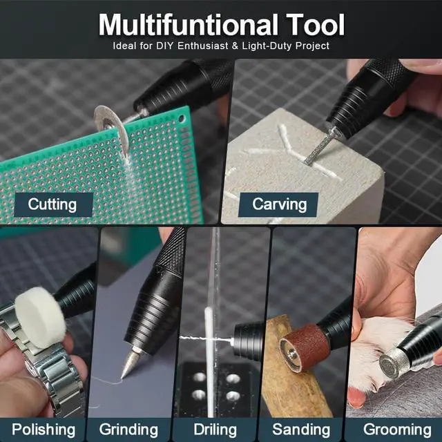 Alt view image 2 of 7 - Hanboost S2 Electric Cordless Rotary Tool Kits for DIY Maker & Craftsmen