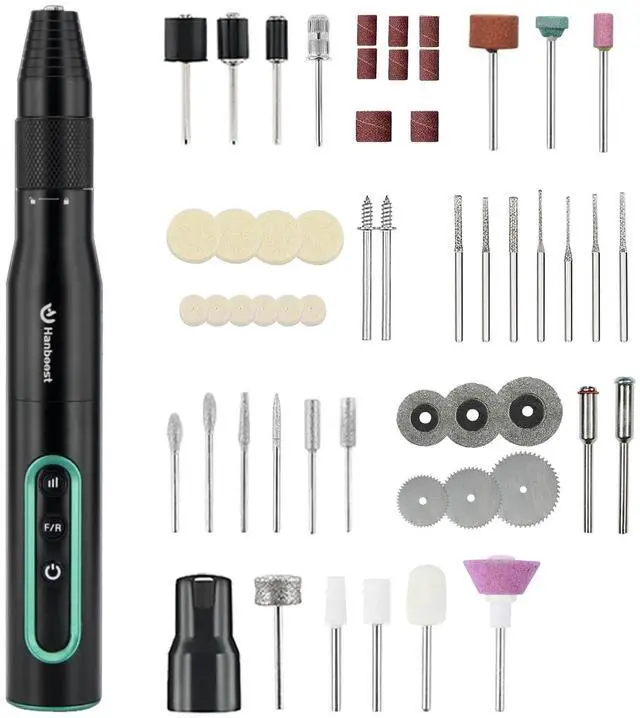 Alt view image 7 of 7 - Hanboost S2 Electric Cordless Rotary Tool Kits for DIY Maker & Craftsmen