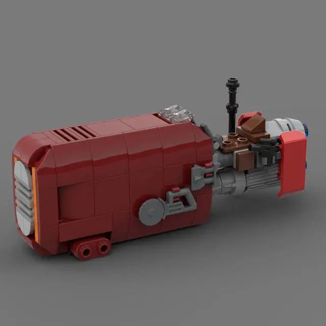 Alt view image 6 of 7 - ZITIANYOUBUILD Rey's Speeder 168 Pieces Building Toys Sets & Packs for Collection MOC