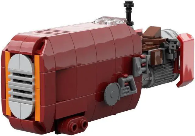Alt view image 7 of 7 - ZITIANYOUBUILD Rey's Speeder 168 Pieces Building Toys Sets & Packs for Collection MOC