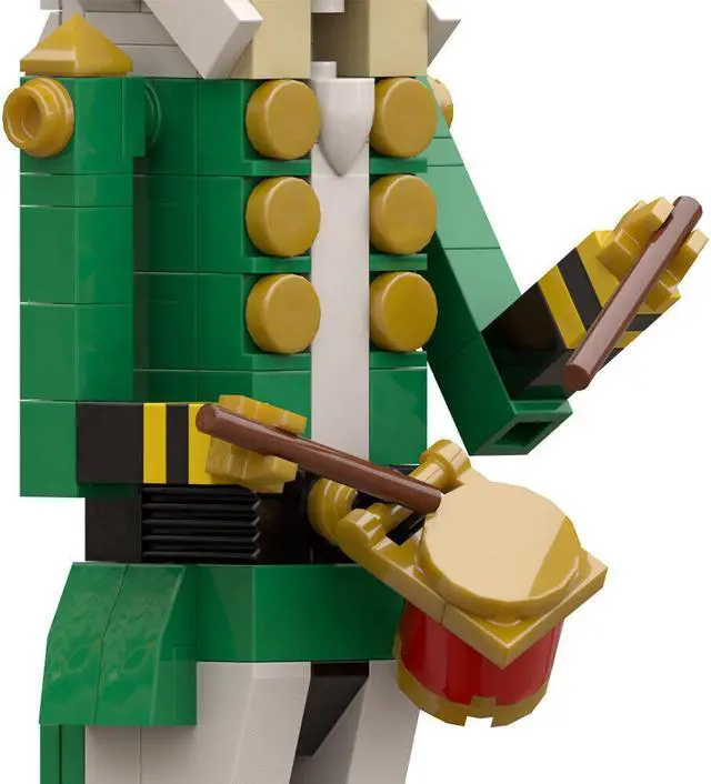 Alt view image 4 of 6 - ZITIANYOUBUILD Waist Drummer Soldier Model Building Kit 191 Pieces Kids Gift MOC
