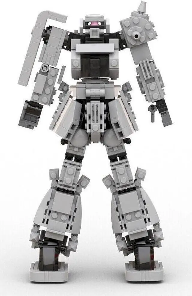 Alt view image 4 of 7 - ZITIANYOUBUILD Robot Model Mobile Suit Building Kit 493 Pieces from Animation MOC