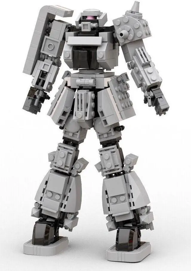 Alt view image 5 of 7 - ZITIANYOUBUILD Robot Model Mobile Suit Building Kit 493 Pieces from Animation MOC