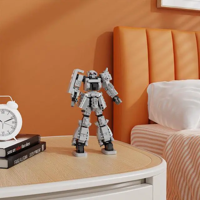 Alt view image 7 of 7 - ZITIANYOUBUILD Robot Model Mobile Suit Building Kit 493 Pieces from Animation MOC