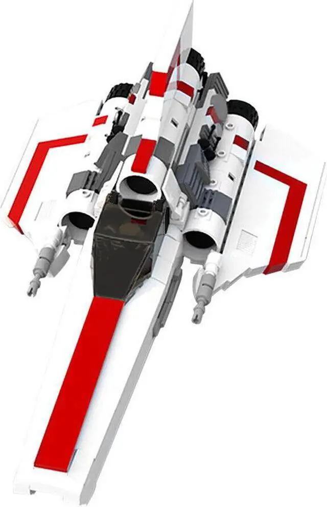 Main image of ZITIANYOUBUILD Colonial Viper MK1 Model 576 Pieces White-Red Version from TV Show MOC