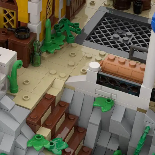 Alt view image 5 of 7 - ZITIANYOUBUILD Modular Island Expansion Set for 6277-1 Imperial Trading Post MOC