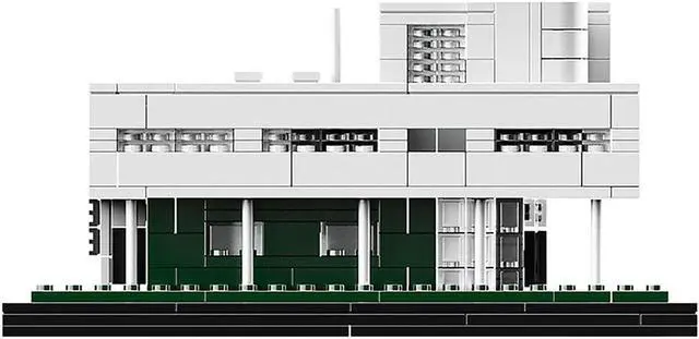 Alt view image 2 of 3 - ZITIANYOUBUILD White Villa Architecture Building Toys Set 659 Pieces for Collection MOC