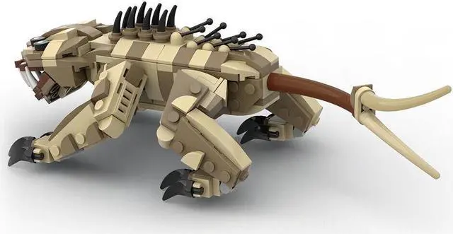 Alt view image 4 of 6 - ZITIANYOUBUILD Nexu Beast Model Predatory Feline 346 Pieces from Sci-Fi Movie MOC