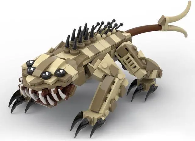 Alt view image 5 of 6 - ZITIANYOUBUILD Nexu Beast Model Predatory Feline 346 Pieces from Sci-Fi Movie MOC
