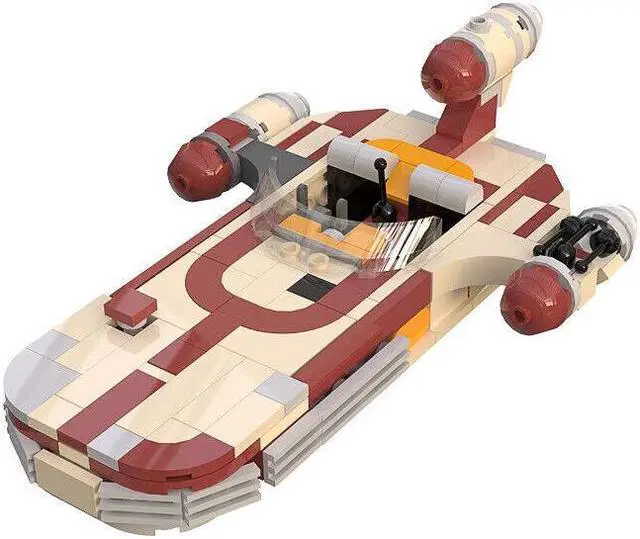 Alt view image 2 of 7 - ZITIANYOUBUILD SoroSuub Landspeeder Model 300 Pieces Building Toys Sets and Packs MOC