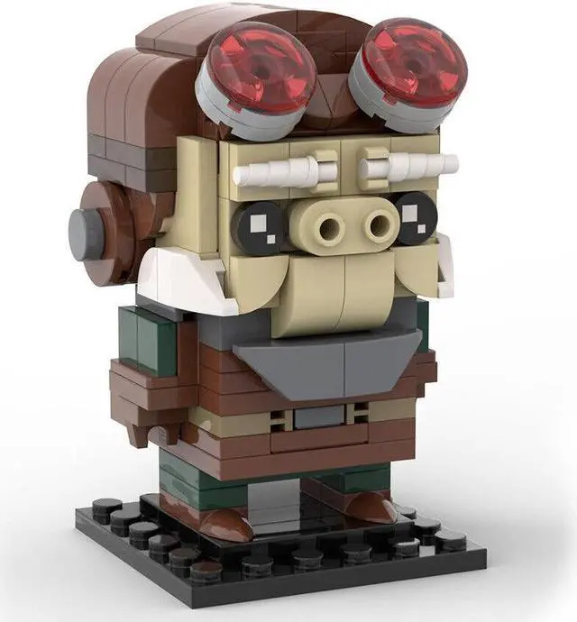 Alt view image 2 of 4 - ZITIANYOUBUILD MOC-35498 Star Wars The Mandalorian - Kuiil Brickheadz 100% Compatible with LEGO Brand New and High Quality