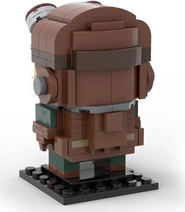 Alt view image 3 of 4 - ZITIANYOUBUILD MOC-35498 Star Wars The Mandalorian - Kuiil Brickheadz 100% Compatible with LEGO Brand New and High Quality