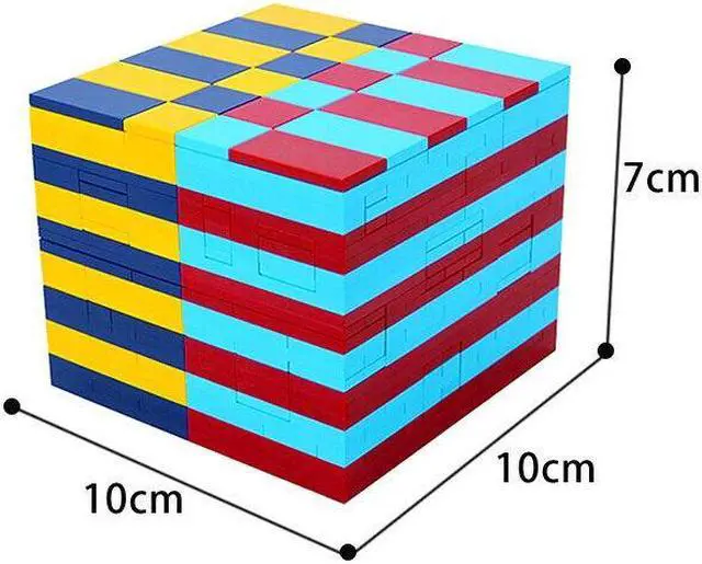 Alt view image 2 of 3 - ZITIANYOUBUILD The Candy Box Puzzle Box Colorful Box Toys 606 Pieces Building Toys MOC