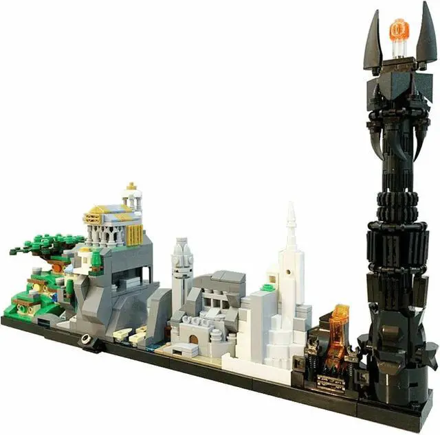 Alt view image 4 of 7 - ZITIANYOUBUILD Skyline Architecture Model about Ring 730 Pieces Building Toys Set MOC