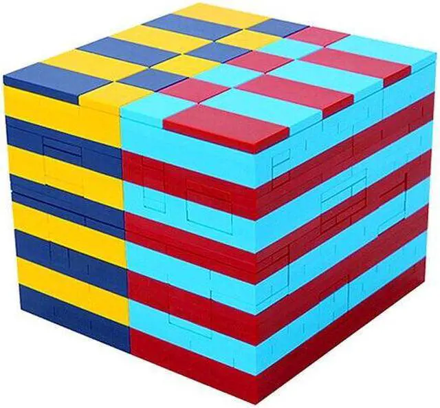 Alt view image 3 of 3 - ZITIANYOUBUILD The Candy Box Puzzle Box Colorful Box Toys 606 Pieces Building Toys MOC