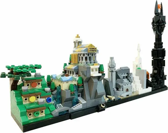 Alt view image 3 of 7 - ZITIANYOUBUILD Skyline Architecture Model about Ring 730 Pieces Building Toys Set MOC