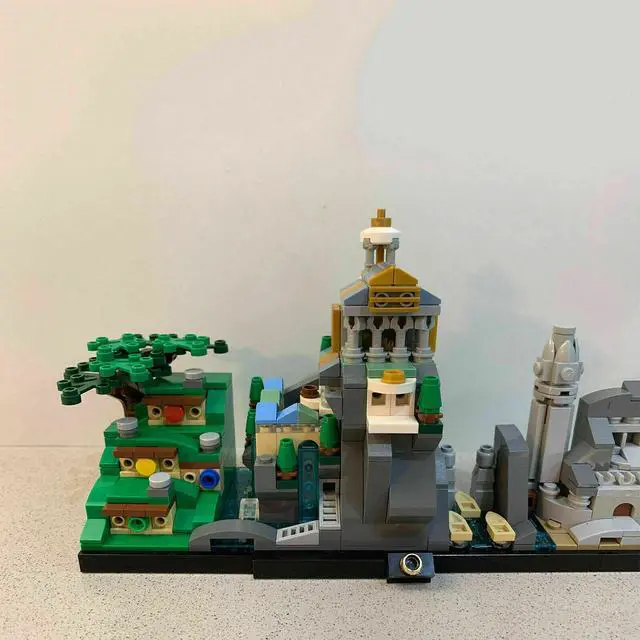 Alt view image 5 of 7 - ZITIANYOUBUILD Skyline Architecture Model about Ring 730 Pieces Building Toys Set MOC