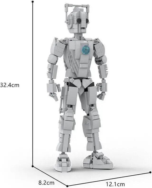 Alt view image 7 of 7 - ZITIANYOUBUILD A Fictional Robot from Science Fiction Television 536 Pieces MOC