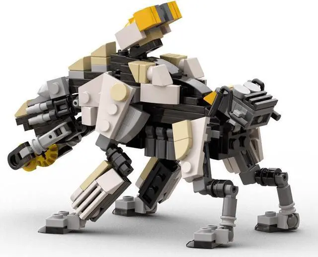 Alt view image 2 of 7 - ZITIANYOUBUILD Acquisition Class Machine Quadruped Monster Scrapper Model 219 Pieces MOC