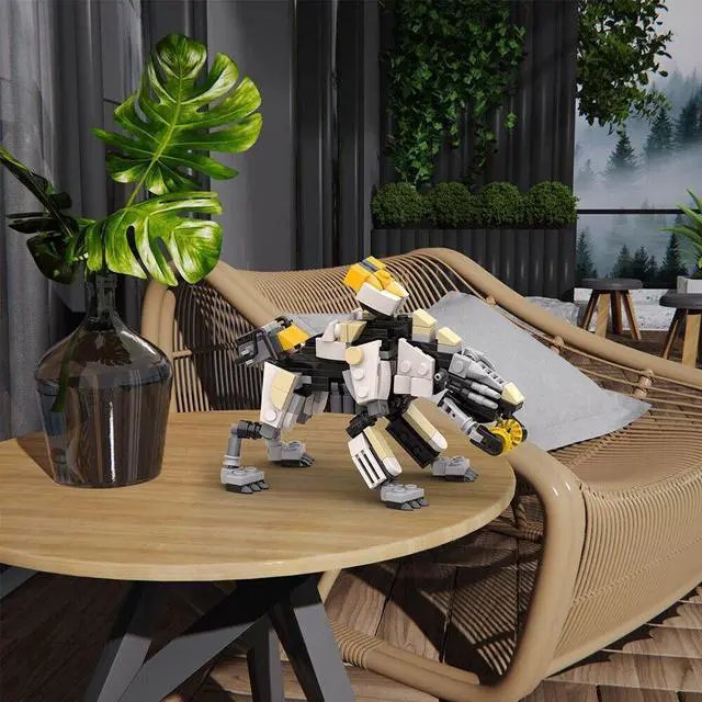 Alt view image 4 of 7 - ZITIANYOUBUILD Acquisition Class Machine Quadruped Monster Scrapper Model 219 Pieces MOC