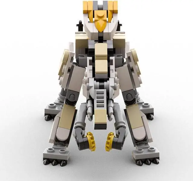 Alt view image 7 of 7 - ZITIANYOUBUILD Acquisition Class Machine Quadruped Monster Scrapper Model 219 Pieces MOC