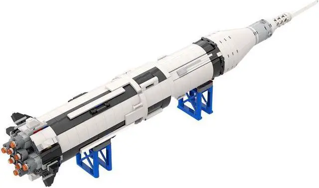 Main image of ZITIANYOUBUILD Saturn IB Manned Launch Vehicle 891 Piece for 21309 Alternative MOC