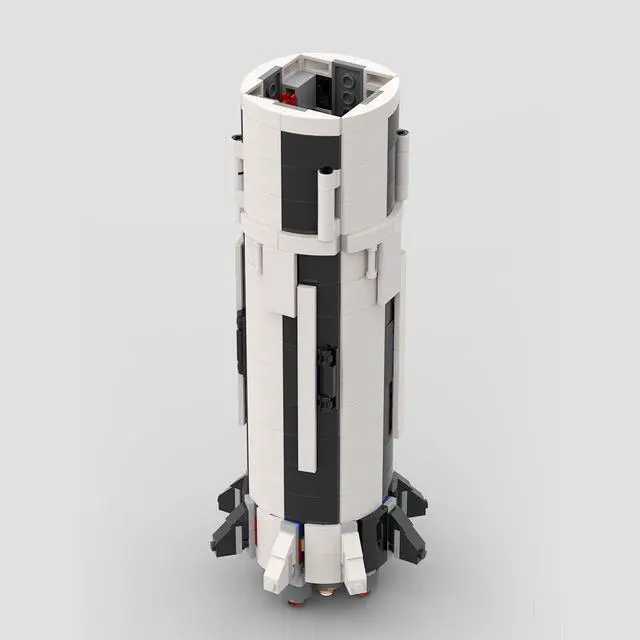 Alt view image 3 of 7 - ZITIANYOUBUILD Saturn IB Manned Launch Vehicle 891 Piece for 21309 Alternative MOC