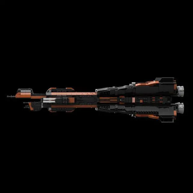 Alt view image 4 of 7 - ZITIANYOUBUILD Donnager-class Battleship 1904 Pieces 1:900 Scale from TV Series MOC