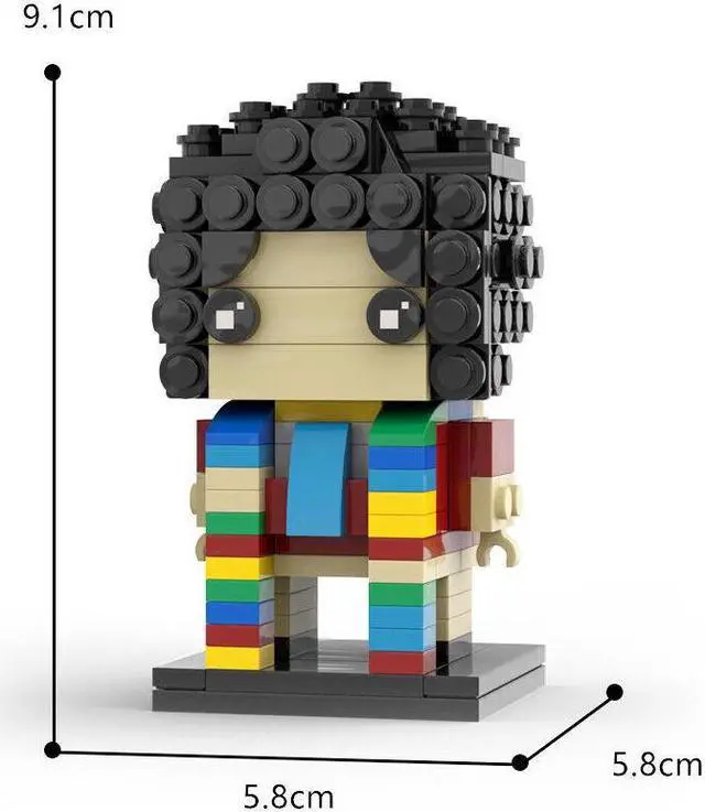 Alt view image 3 of 7 - ZITIANYOUBUILD The 4th, 11th, and 13th Doctors from Sci-Fi TV Series 486 Pieces MOC