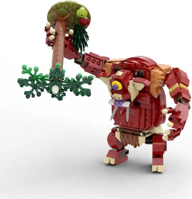 Alt view image 3 of 7 - ZITIANYOUBUILD One-eyed Musclebound Sleepiness Monster 505 Pieces from Game MOC