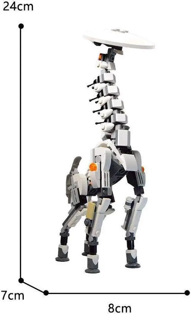 Alt view image 2 of 5 - ZITIANYOUBUILD Micro Giraffe Model Monster 238 Pieces from Action Role Playing Game MOC