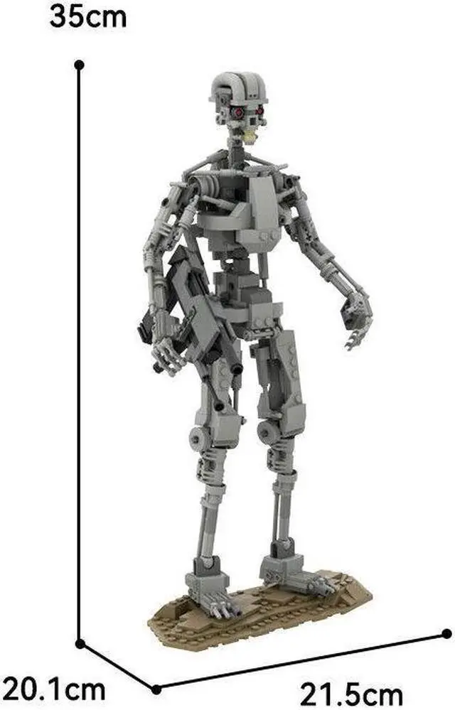 Alt view image 7 of 7 - ZITIANYOUBUILD T-800 Building Kit 534 Pieces Building Toys Set Building Toys Set MOC