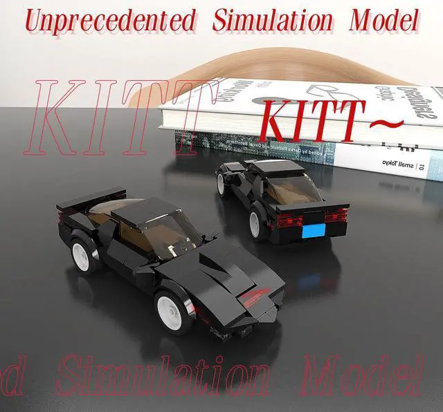 Alt view image 5 of 7 - ZITIANYOUBUILD Most Famous Fictional Car 176 Pieces 100% Compatible Building Toys MOC