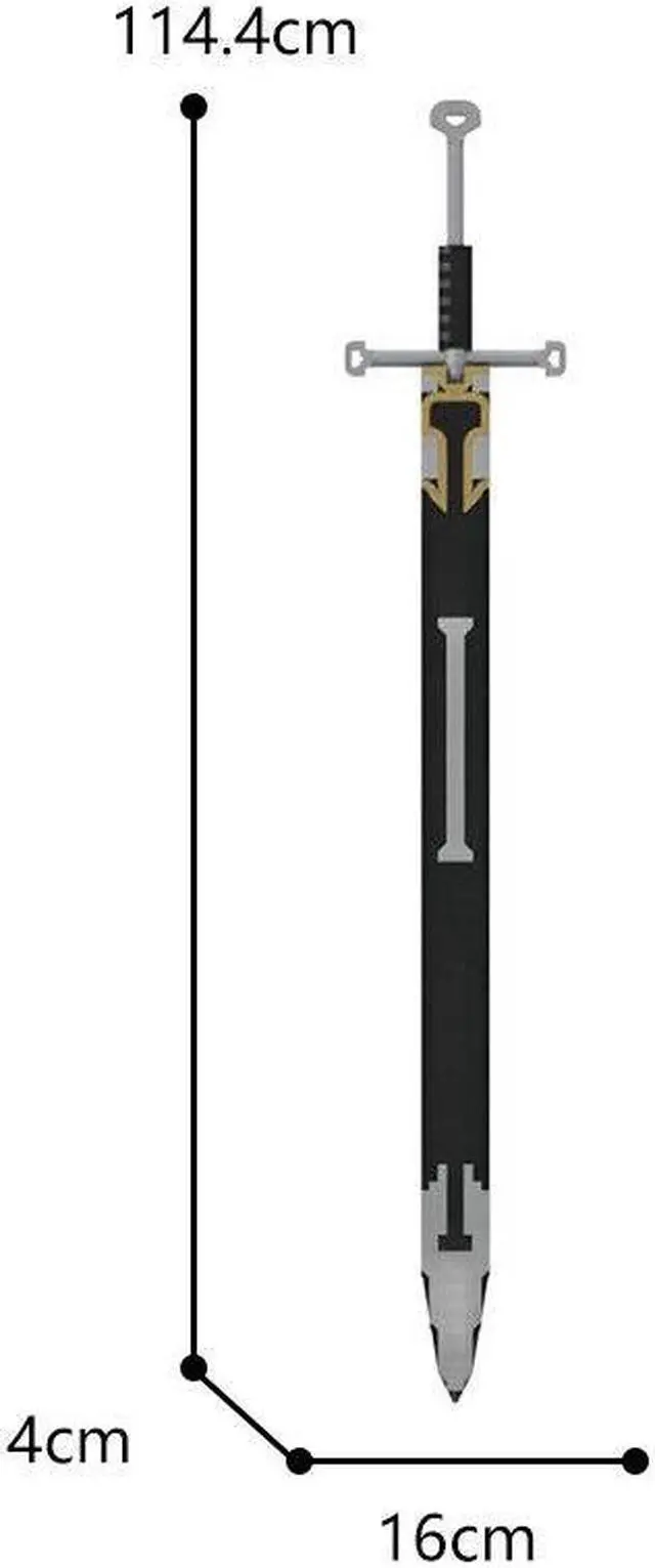 Alt view image 2 of 7 - ZITIANYOUBUILD Medieval Sword with Scabbard Model 655 Pieces Building Toys & Blocks MOC