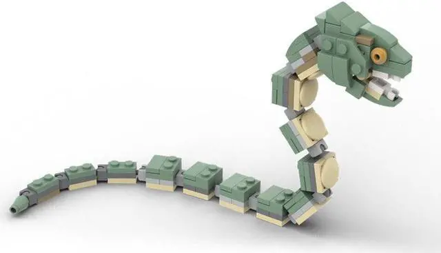 Alt view image 3 of 3 - ZITIANYOUBUILD Basilisk Model 108 Pieces Building Toy from Movie about Magic MOC