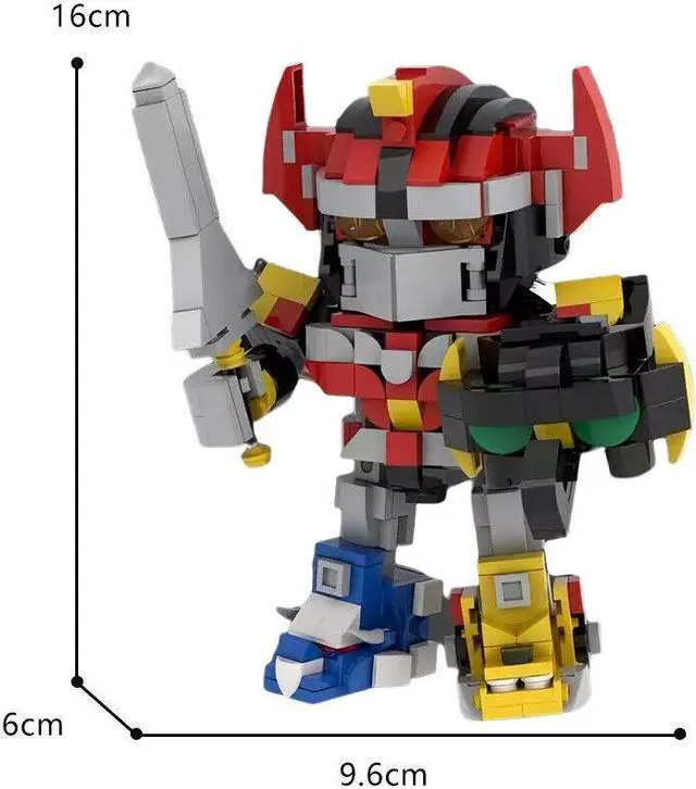 Alt view image 2 of 5 - ZITIANYOUBUILD Mech Warrior Color Robot Model 483 Pieces from TV Series Building Set MOC