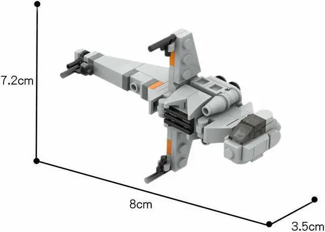 Alt view image 2 of 5 - ZITIANYOUBUILD MOC-32286 Micro Rebel Fighters - Original Trilogy 221 Pieces MOC