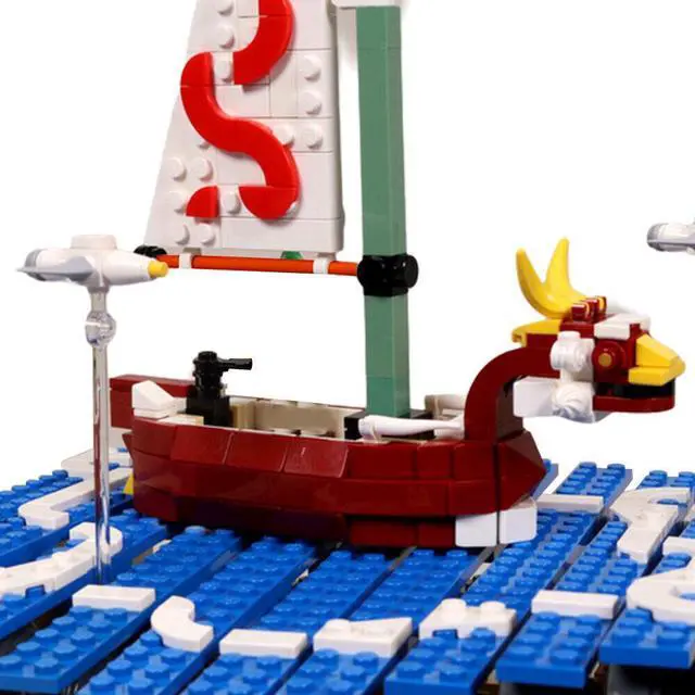Alt view image 2 of 4 - ZITIANYOUBUILD MOC-113519 Adventure on the Great Sea 731 Pieces from Game MOC
