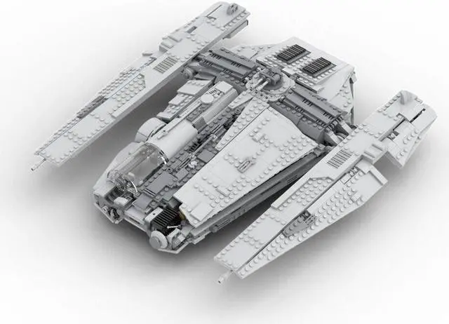 Alt view image 2 of 7 - ZITIANYOUBUILD Haulcraft Ship Building Kit 1597 Pieces from Movie Series MOC