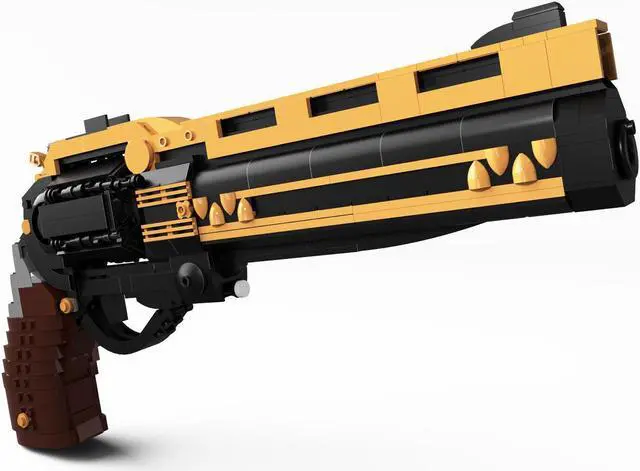 Alt view image 2 of 7 - ZITIANYOUBUILD Life Size Replica of the Exotic: The Last Word, from Destiny and Destiny Featuring Moving Trigger and Swivel out Cylinder with Reloadable Cartridge 840 Pieces