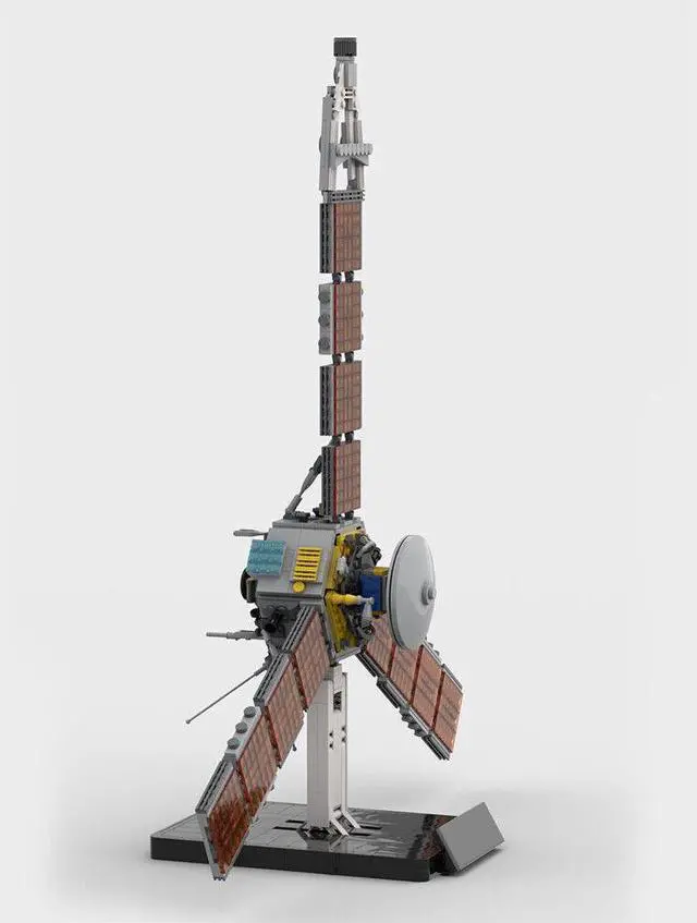 Alt view image 5 of 7 - ZITIANYOUBUILD Juno Space Probe / Jupiter Polar Orbiter 1267 Pieces Building Kit MOC